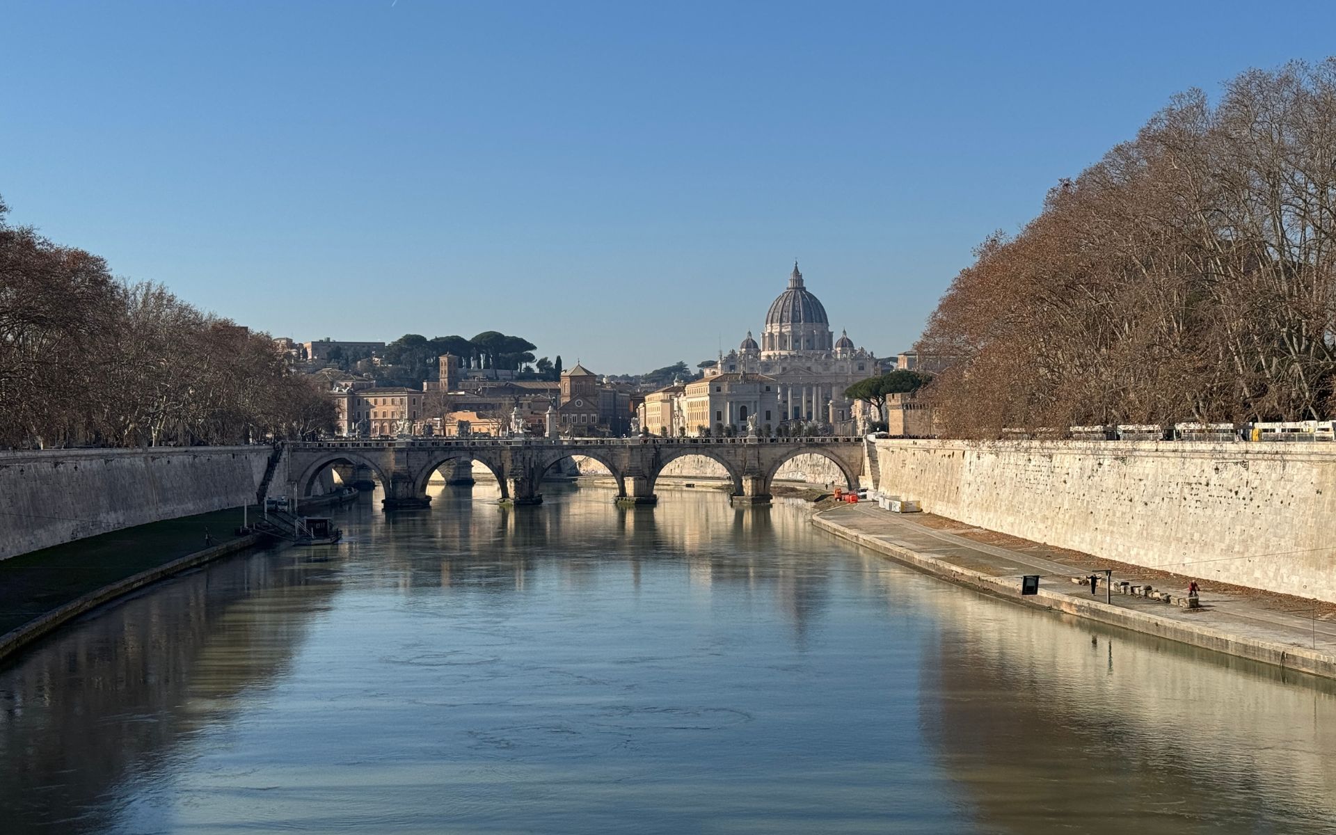 Stunning view of Rome