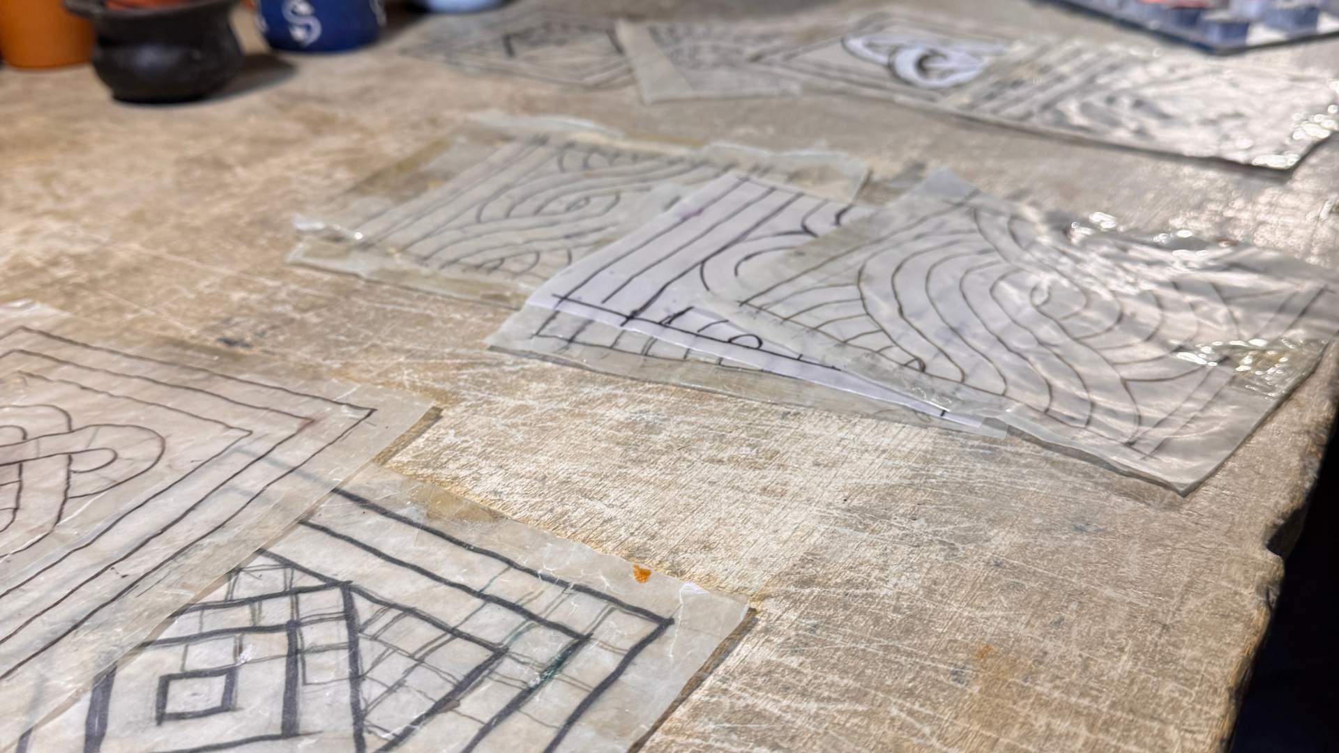 Mosaic Making Rome stenciles