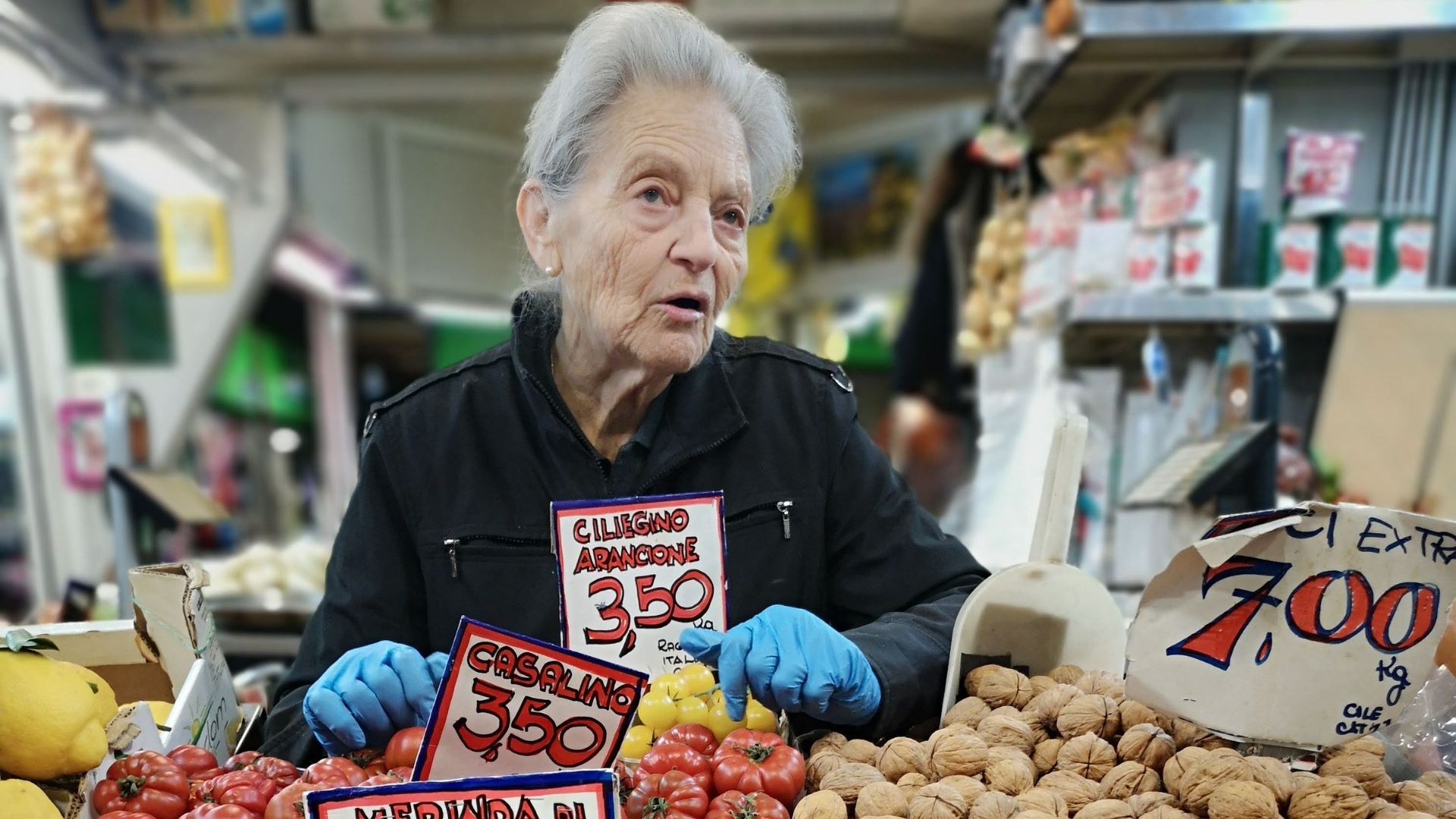 Lady at market