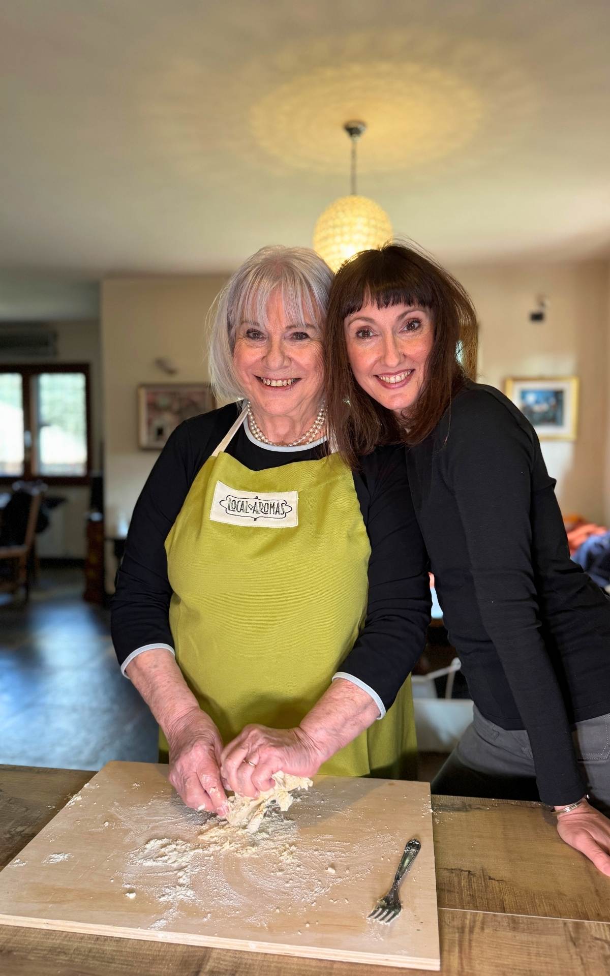 Mamma Giuliana and Valeria
